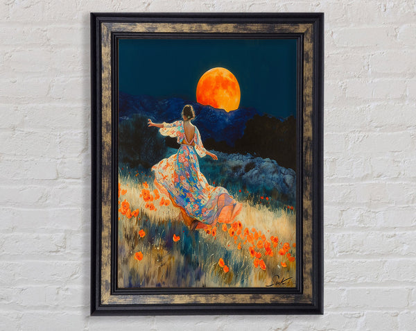 Running Through Paradise Framed Print