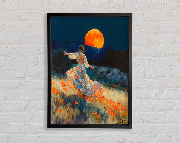 Running Through Paradise Framed Print