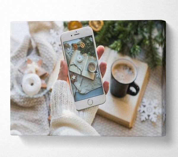  A Canvas Print of White Winter Capture Canvas Wall Art