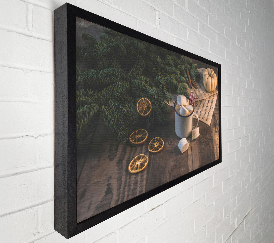  A Canvas Print of Brown Cocoa Comfort Canvas Wall Art
