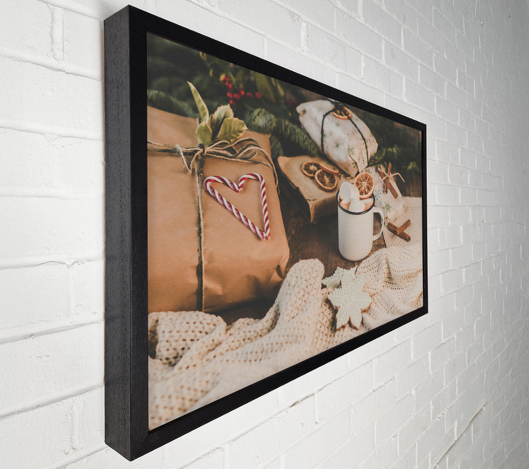  A Canvas Print of Warm White Winter Canvas Art