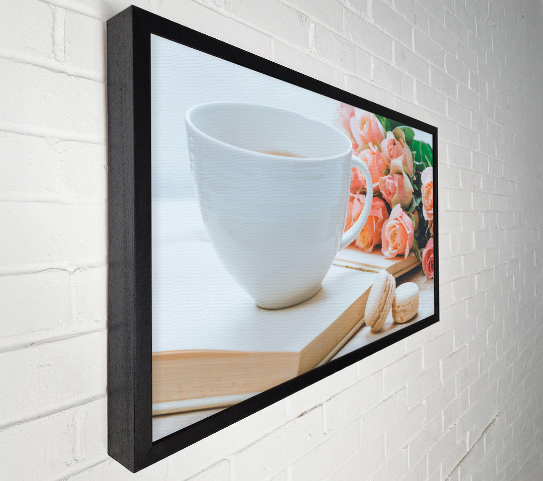  A Canvas Print of Peachy Morning Tea Canvas Art
