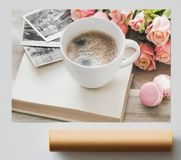Pink Coffee Memories Giclee Print