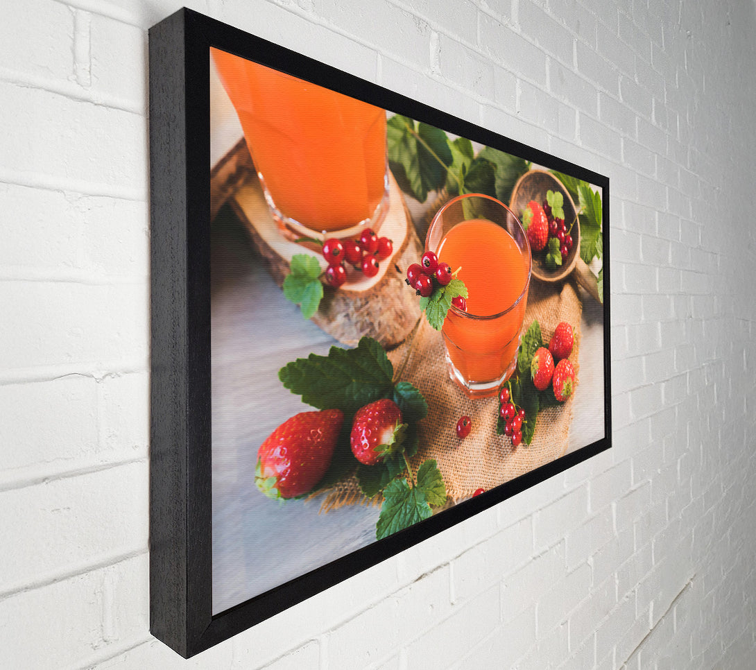  A Canvas Print of Orange Summer Sips Canvas Wall Art