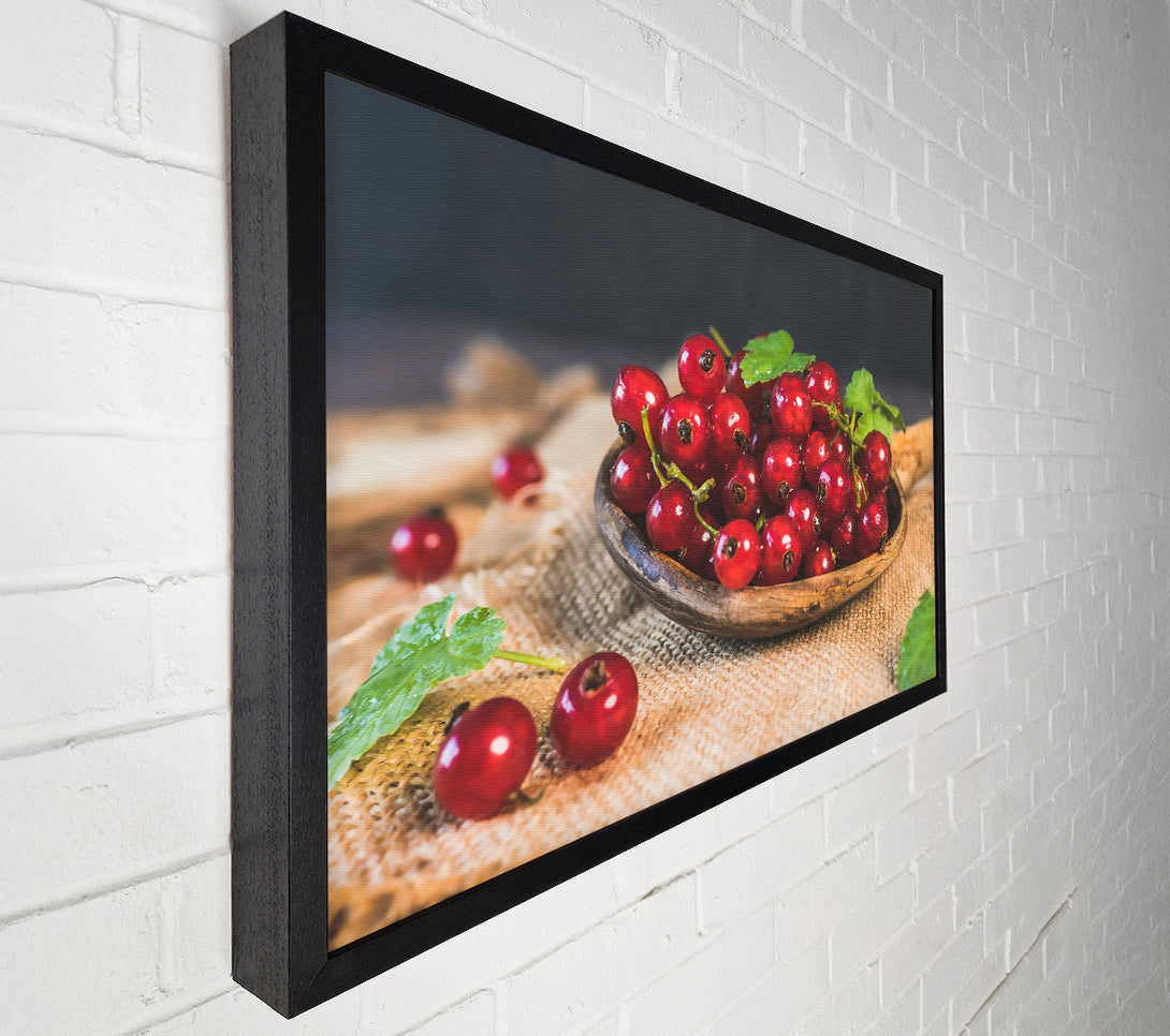  A Canvas Print of Crimson Currant Delight Canvas Art
