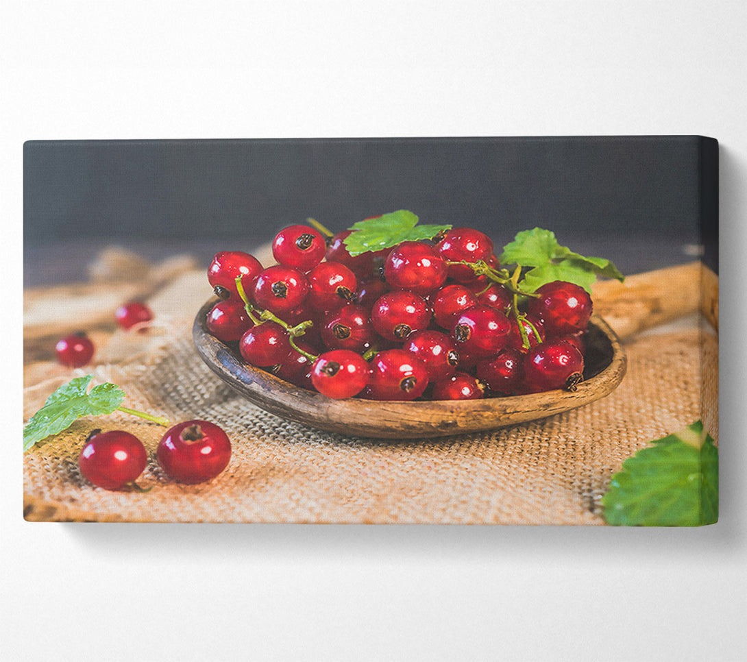  A Canvas Print of Crimson Currant Delight Canvas Art