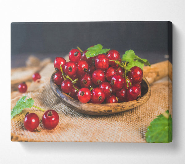  A Canvas Print of Crimson Currant Delight Canvas Art
