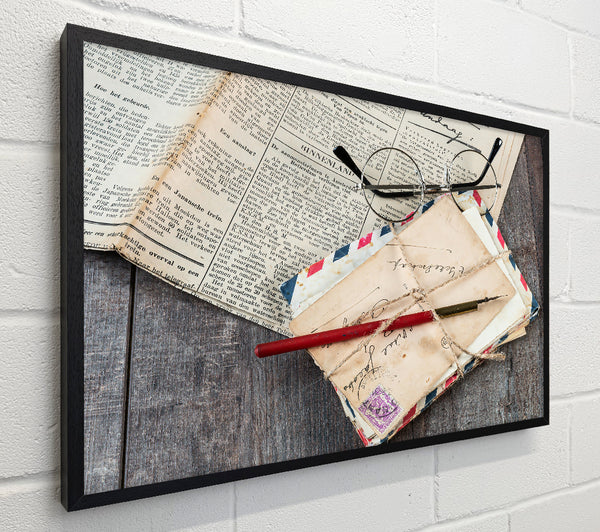 Red Tattered Letters