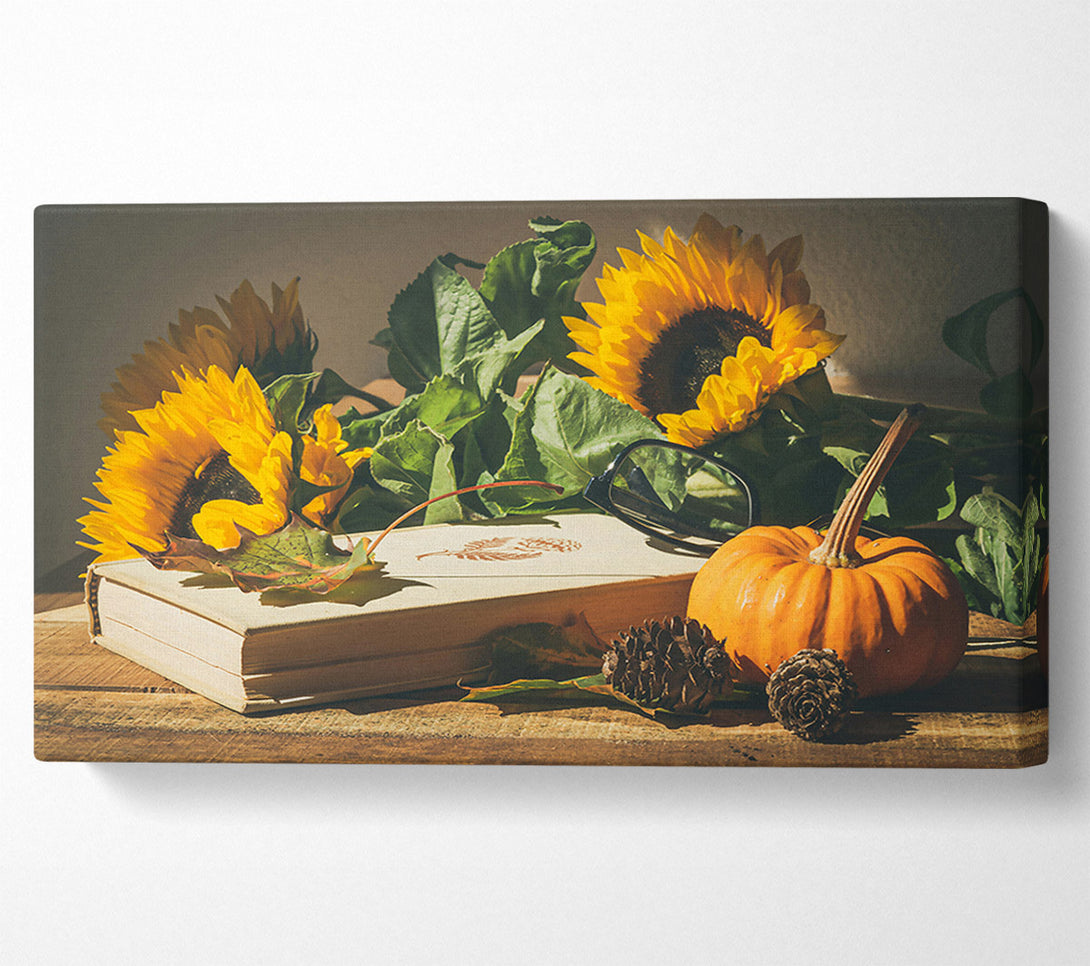  A Canvas Print of Golden Harvest Glow Canvas Print