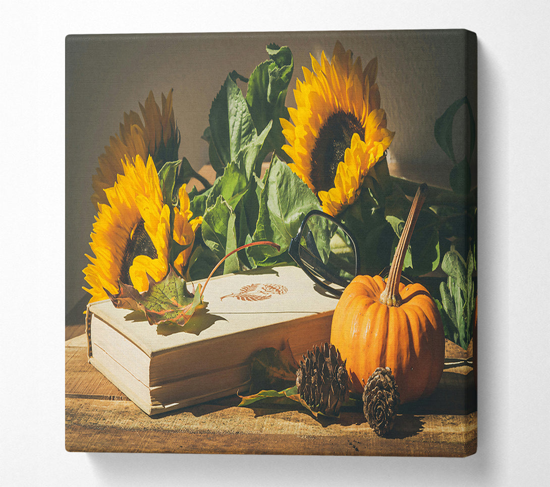  A Canvas Print of Golden Harvest Glow Canvas Print