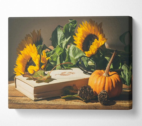  A Canvas Print of Golden Harvest Glow Canvas Print