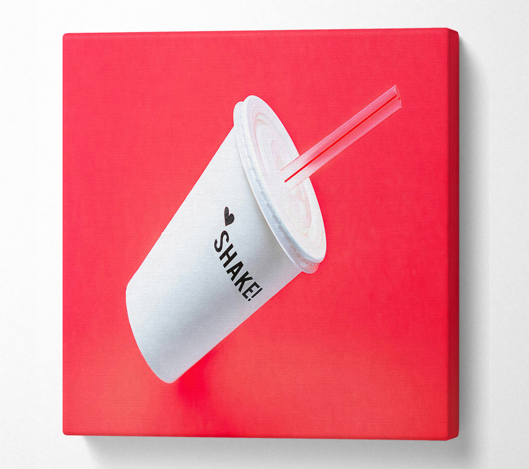  A Canvas Print of Red Love Shake Canvas Art