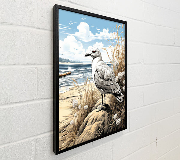 Seagull On The Beach