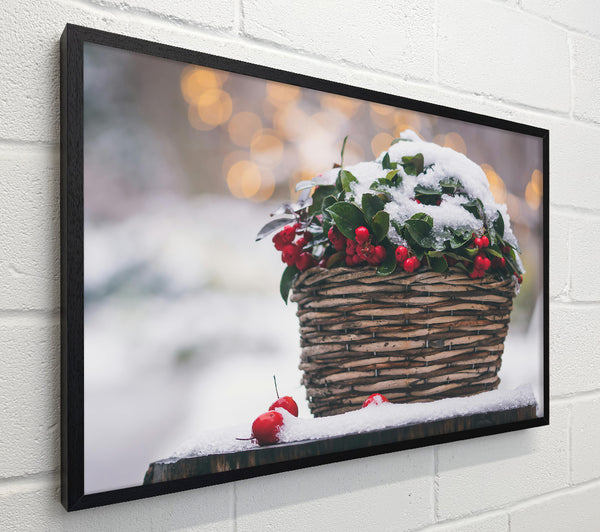 Red Berries In The Snow