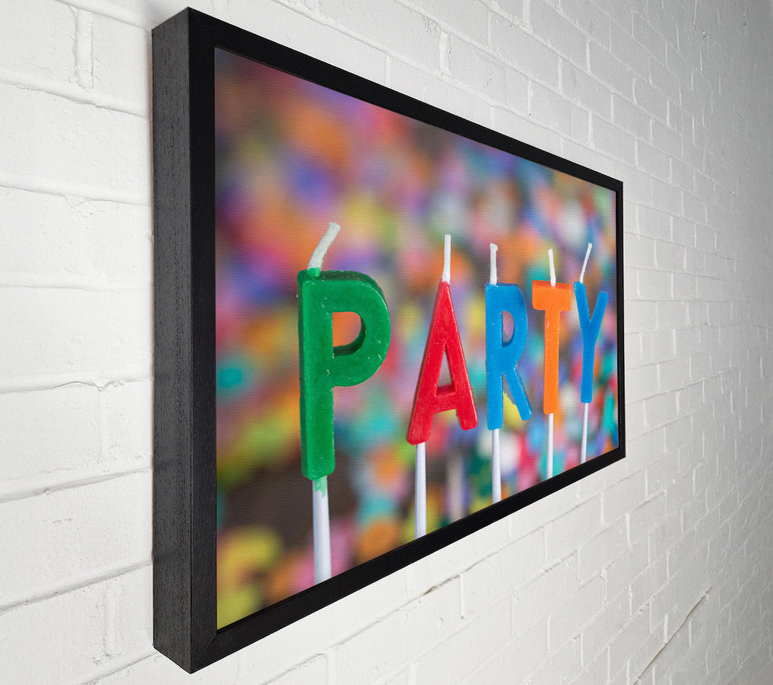  A Canvas Print of Blue Party Time Canvas Art