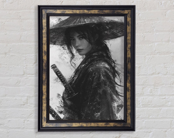 Shaolin Woman Framed Print