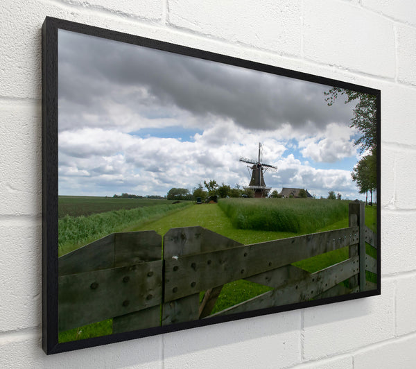 Green Gate To Windmill