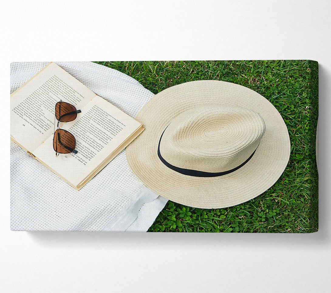  A Canvas Print of Tan Summertime Escape Canvas Art