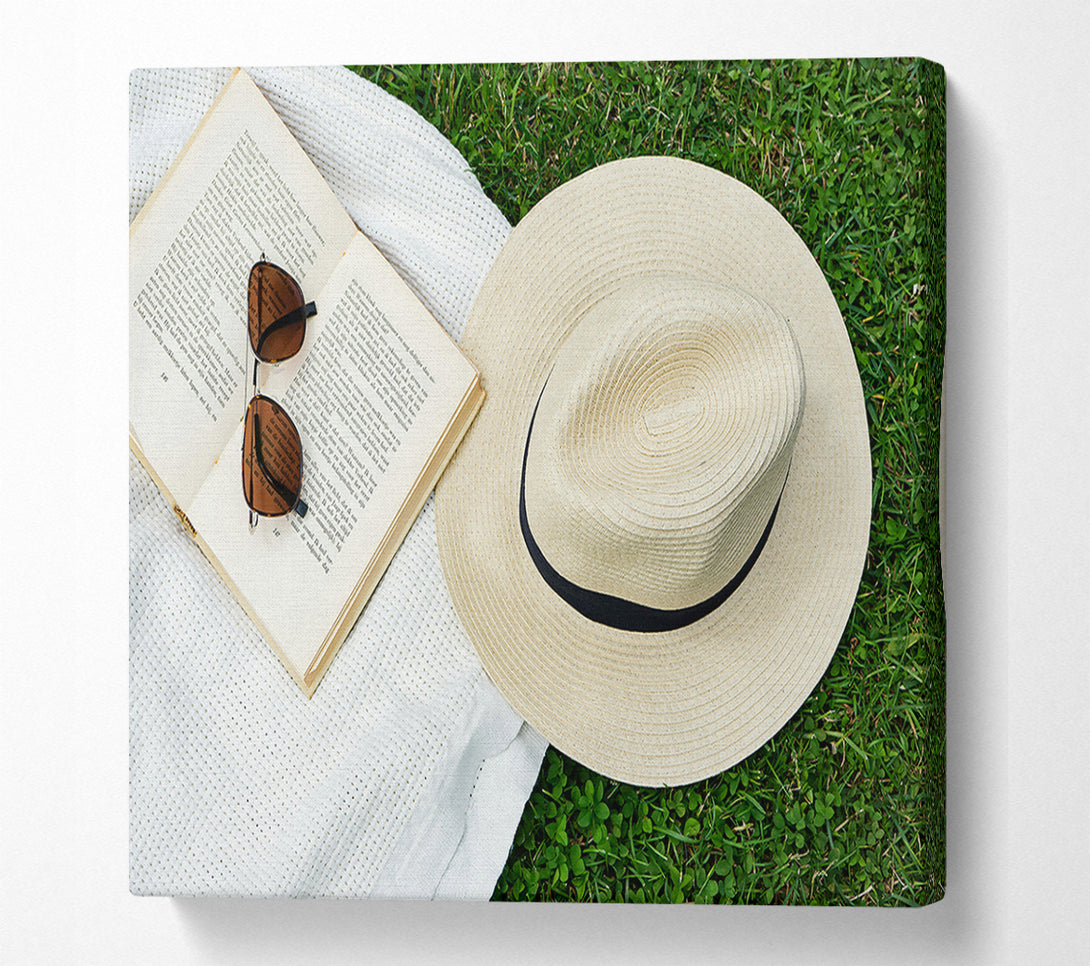  A Canvas Print of Tan Summertime Escape Canvas Art