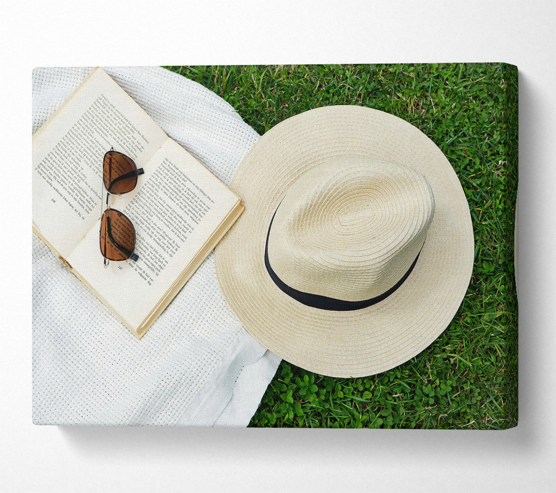  A Canvas Print of Tan Summertime Escape Canvas Art