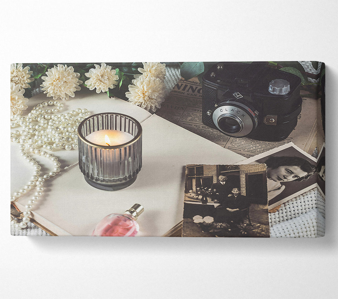  A Canvas Print of Golden Light Memories Canvas Wall Art