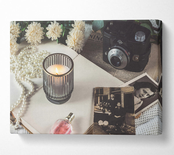  A Canvas Print of Golden Light Memories Canvas Wall Art