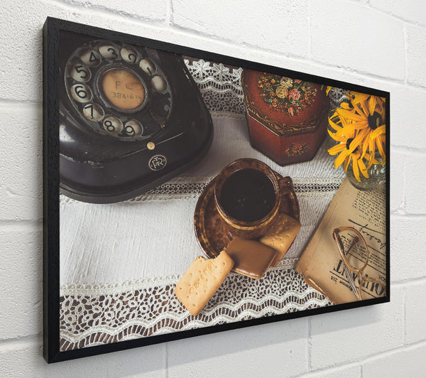 Brown Lace And Coffee