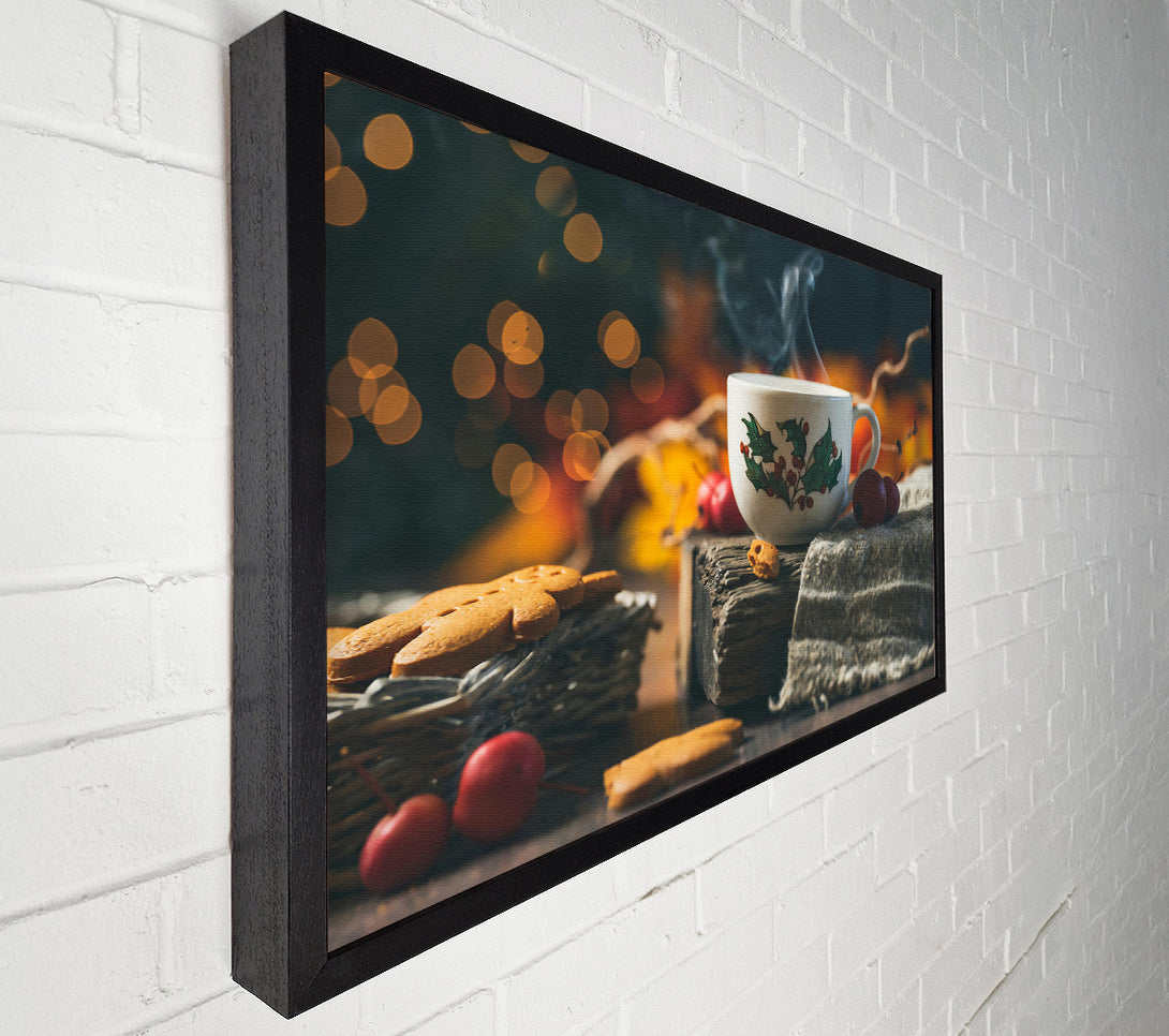  A Canvas Print of Red Berries And Steam Canvas Art