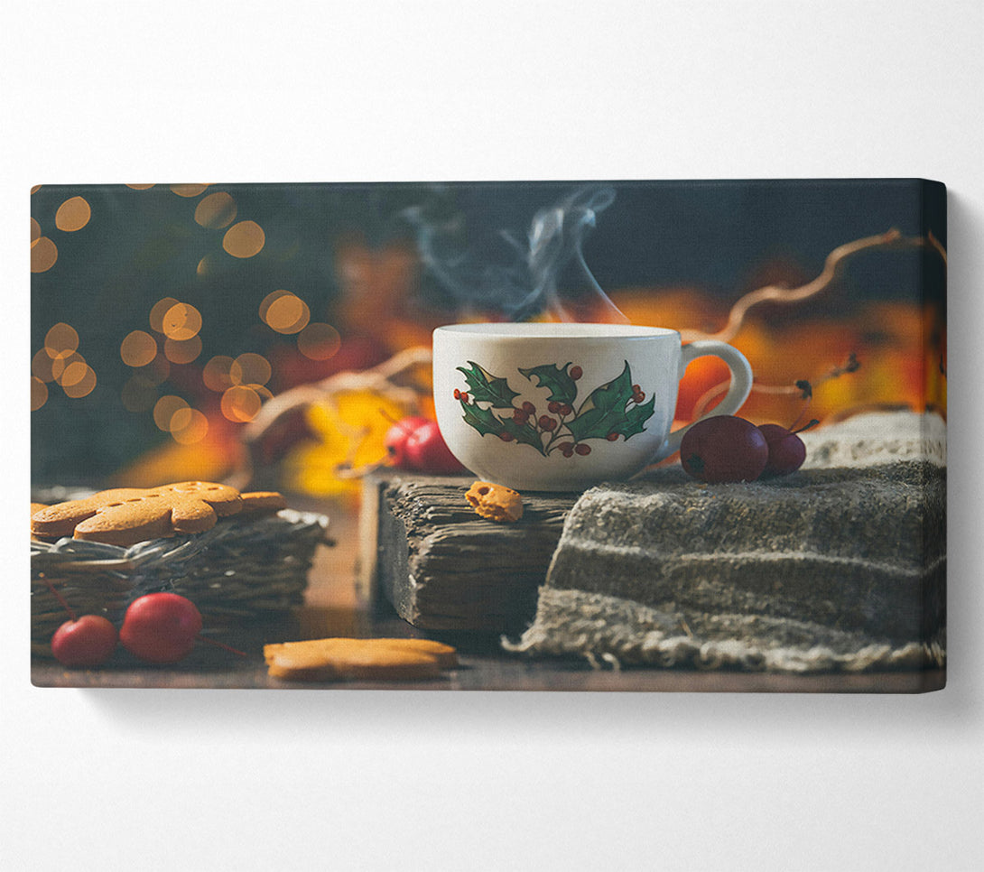  A Canvas Print of Red Berries And Steam Canvas Art