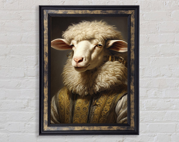 Sheep Renaissance Framed Print