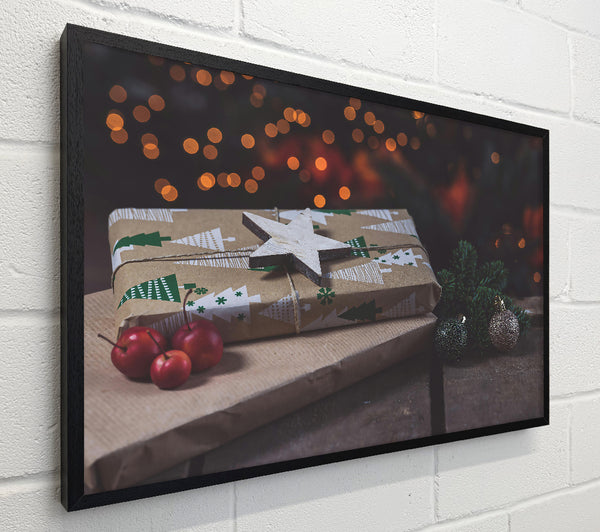 Brown Christmas Gift Box