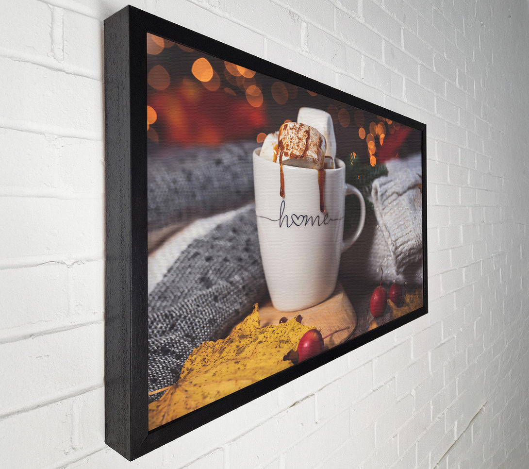  A Canvas Print of Warm Brown Cocoa Canvas Wall Art