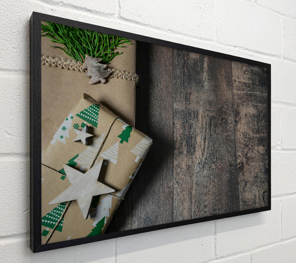 Brown Christmas Gift Wrap