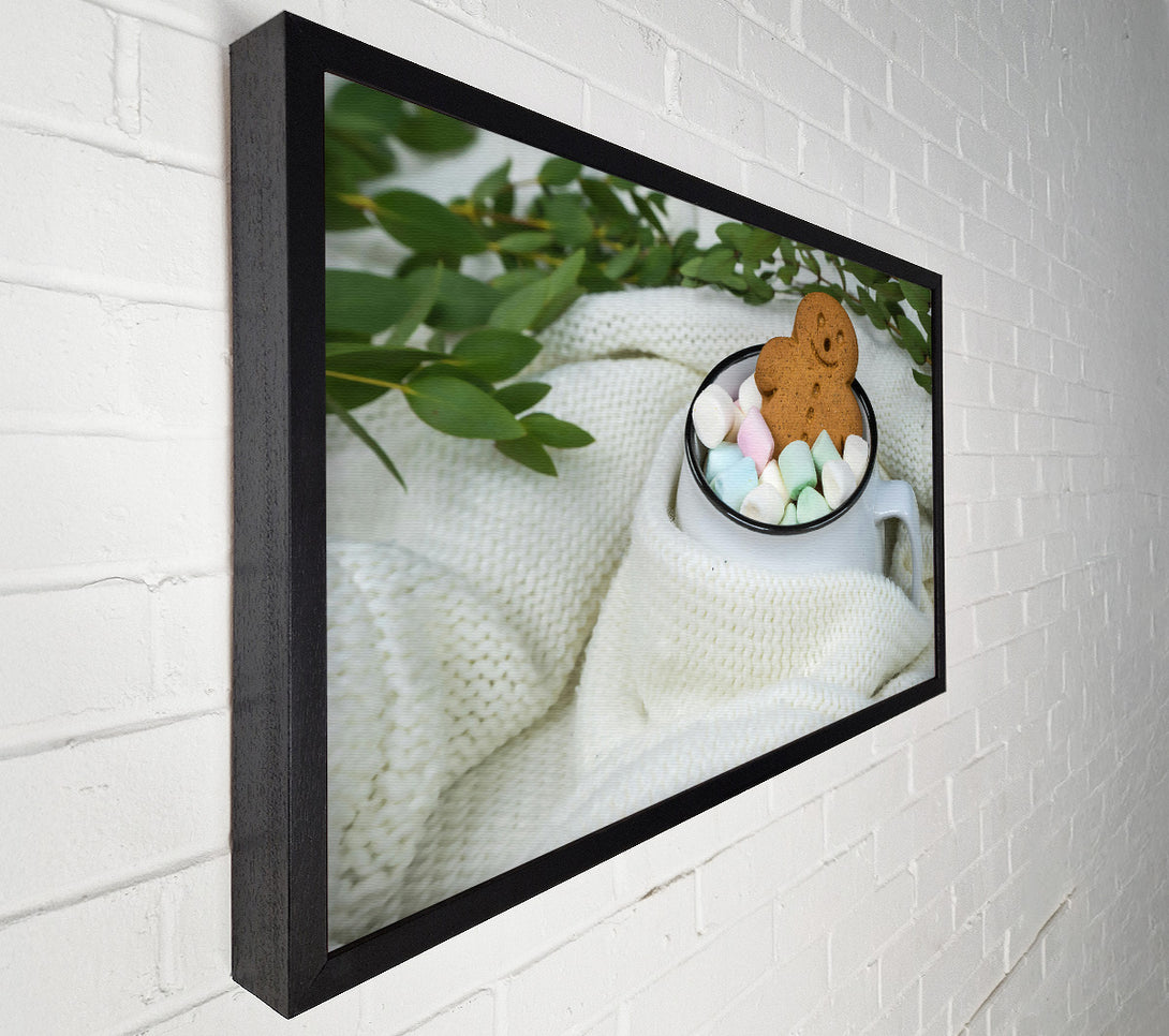  A Canvas Print of White Winter Treat Canvas Print