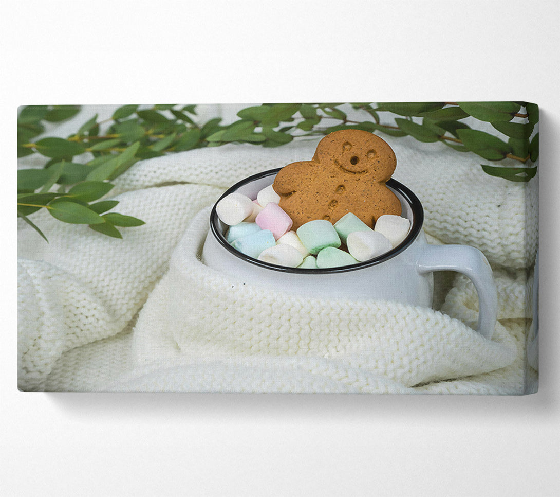  A Canvas Print of White Winter Treat Canvas Print