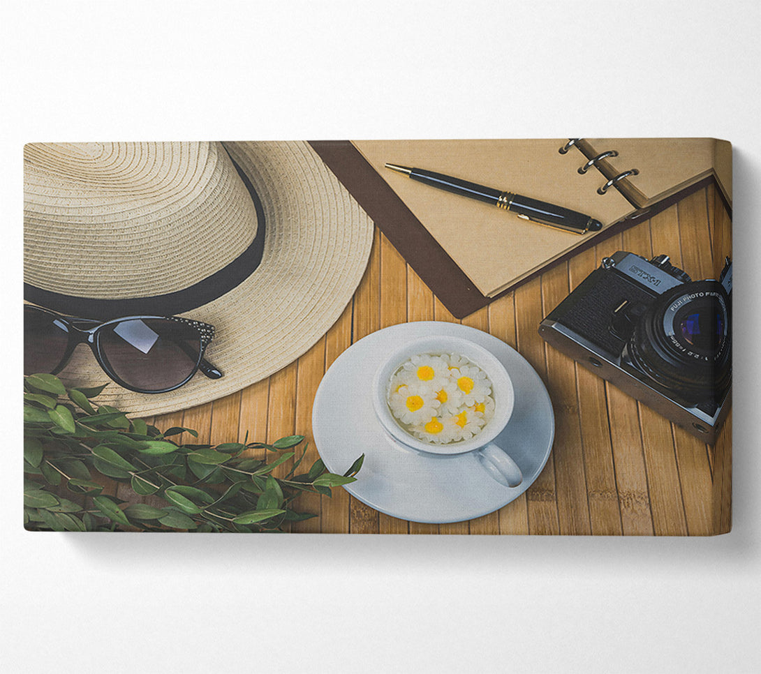  A Canvas Print of White Tea And Memories Canvas Art