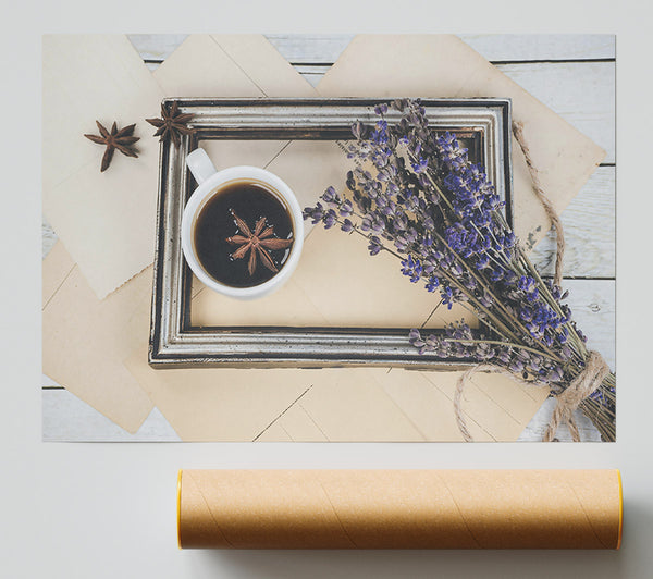 Purple Tea Time Print