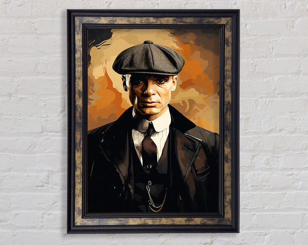 Shelby Cap Gangsta Framed Print