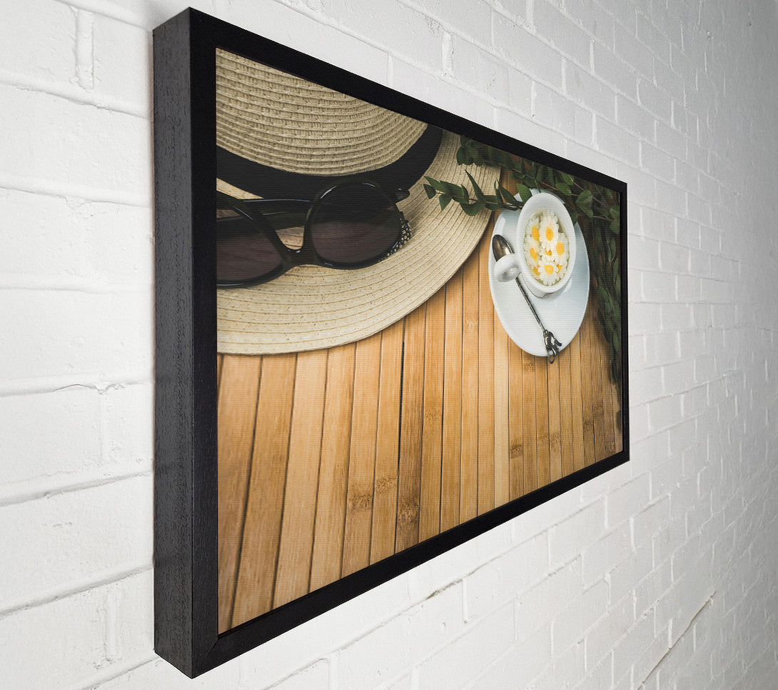  A Canvas Print of White Tea And Summer Sun Canvas Art