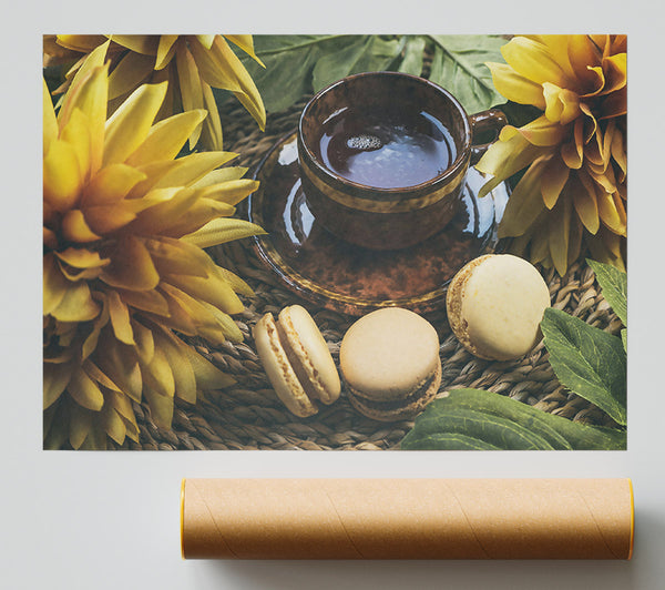 Yellow Tea And Treats Giclee Print