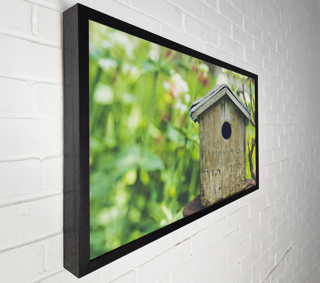  A Canvas Print of Green Wooden Haven Canvas Art