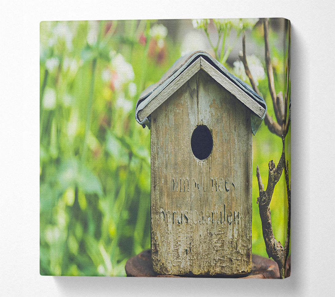  A Canvas Print of Green Wooden Haven Canvas Art