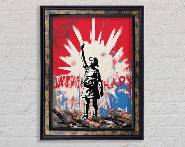 Shout For Peace Framed Print