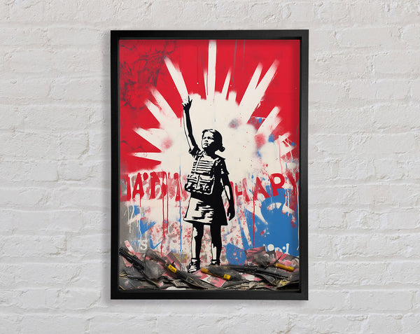 Shout For Peace Framed Print