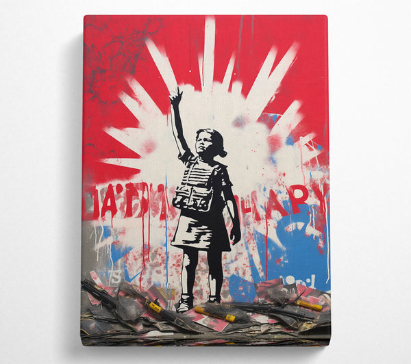  A Canvas Print of Shout For Peace Canvas Art