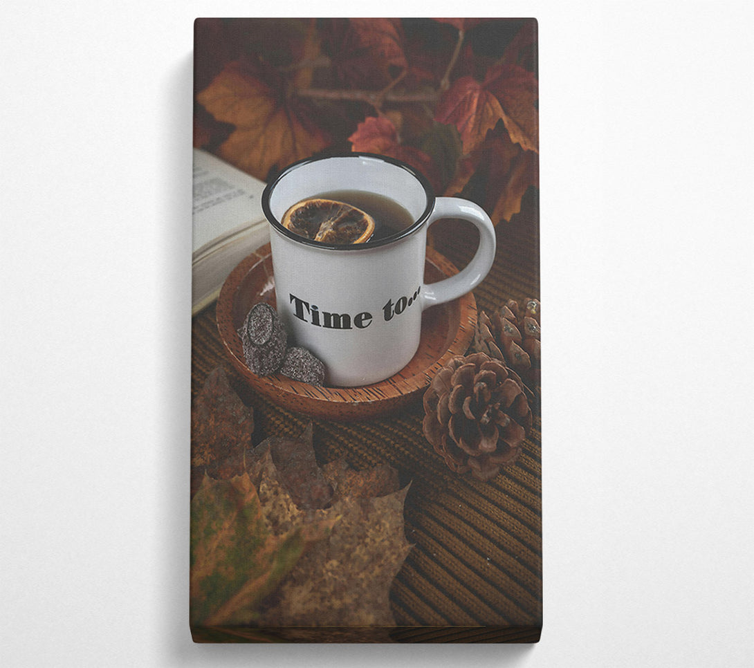  A Canvas Print of Brown Time To Relax Canvas Art