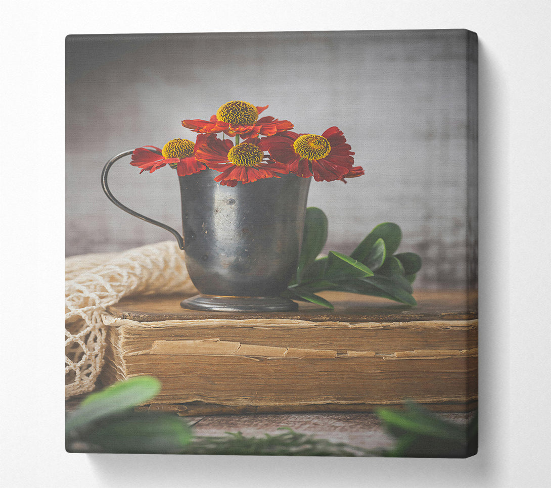  A Canvas Print of Copper And Rust Blooms Canvas Print