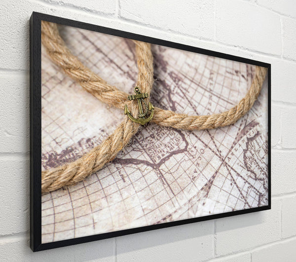 Brown Rope And Anchor