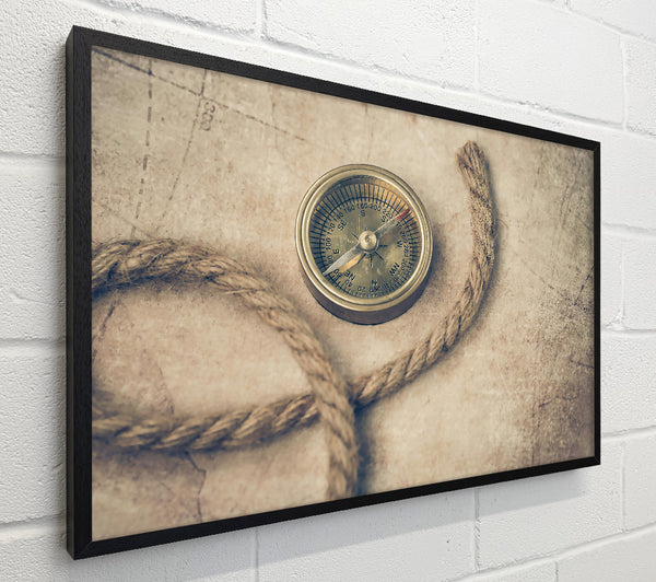 Golden Compass And Rope