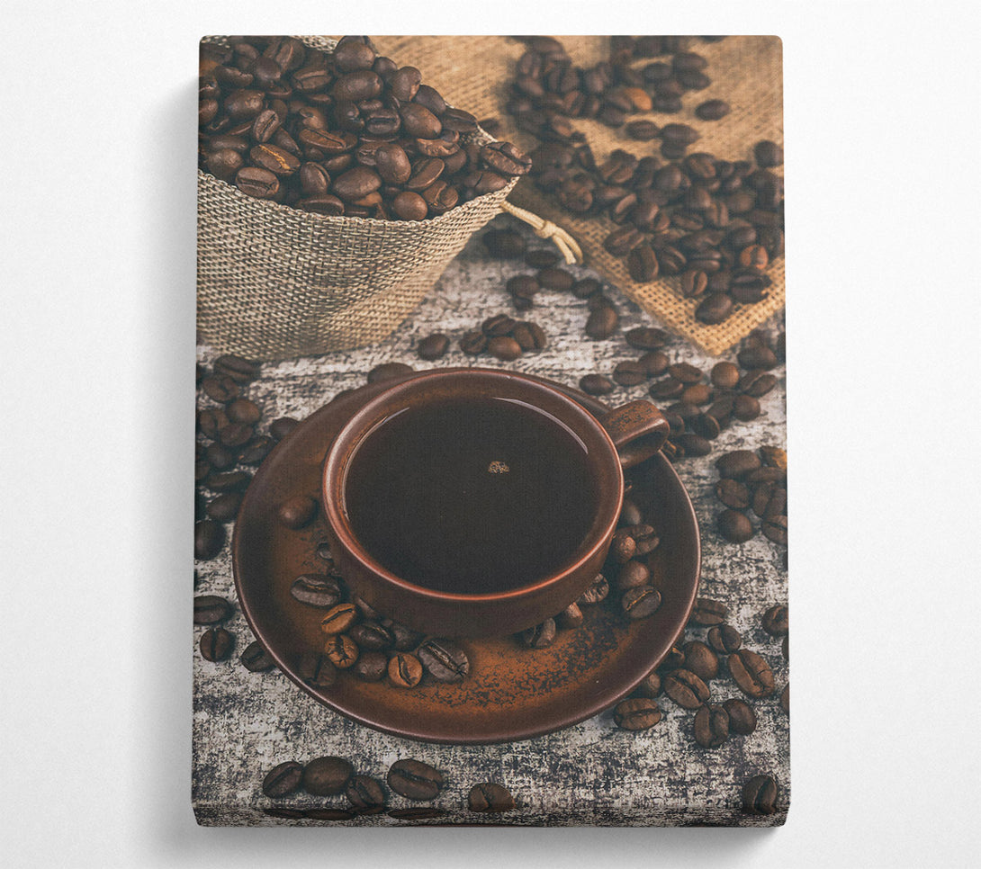  A Canvas Print of Brown Coffee Beans Canvas Art